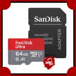 رم میکرو SANDISK 100MB C10 64G