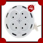 رابط 4 خانه سیم جمع شو امگا 7 متری