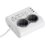 محافظ برق دو خانه مدل p4000 برند OMEGA