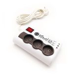 محافظ برق امگا 3 خانه 3 متری ارت دار یخچالی مدل P3100